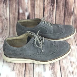 Cole Haan Grey Suede Brogues
